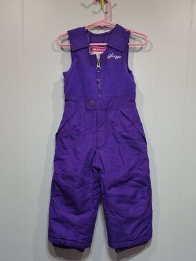 Snozu Snow Bib‎ Size 2T Purple Cozy Skiing Sledding